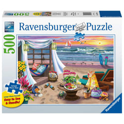 Ravensburger Cabana Retreat Jeu de puzzle 500 pièce(s) Paysage