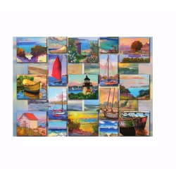 Ravensburger Coastal Collage, 1500 pièce(s), Art, 14 an(s)