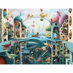 Ravensburger If Fish Could Walk, 2000 pièce(s), Art, 14 an(s)