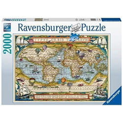 Ravensburger Around the World Jeu de puzzle 2000 pièce(s) Cartes