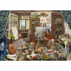 Ravensburger Escape puzzle Atelier d'artiste, 759 pièce(s), histoire, 12 an(s)