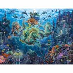 Ravensburger Puzzle 2000 p - Sous l'eau, 2000 pièce(s), 14 an(s)