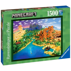 Ravensburger Le monde de Minecraft, 1500 pièce(s), Jeu vidéo, 14 an(s)
