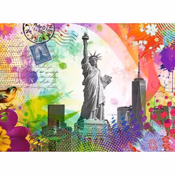Ravensburger Puzzle 500 p - Carte postale de New York, 500 pièce(s), 12 an(s)