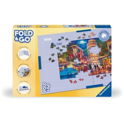 Plateau de puzzle en carton pliable Pinces de fixation Pour puzzle jusquau 1000 pièces 17971 Ravensburger