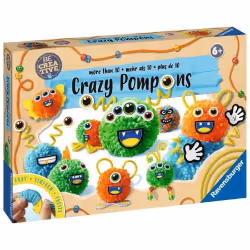 Ravensburger Crazy Pompons, Kit de loisirs créatifs pour enfants, 6 an(s), Multicolore