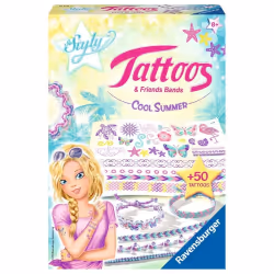 Ravensburger Tattoos Et Bracelets Cool Summer, Multicolore, Enfant, Femelle, 8 an(s)
