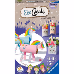 Ravensburger EcoCreate Unicorn Party, Kit de loisirs créatifs pour enfants, 6 an(s)