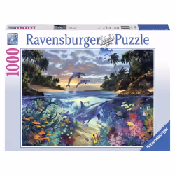 Ravensburger Puzzle 1000 p - Baie de coraux, 1000 pièce(s), Flore et faune, 14 an(s)