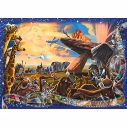 Ravensburger Puzzle 1000 p - Le Roi Lion (Collection Disney), 1000 pièce(s), Dessins animés, 14 an(s)