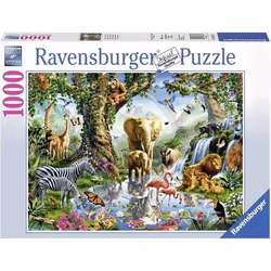 Ravensburger Puzzle 1000 p - Aventures dans la jungle, 1000 pièce(s), Flore et faune, 14 an(s)
