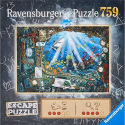 Ravensburger Escape Puzzle - Sous L'Eau, 759 pièce(s), Art, 12 an(s)