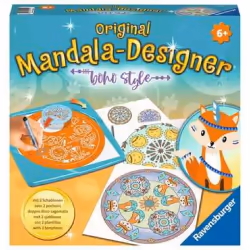 Ravensburger Midi Mandala-Designer Boho Style, Garçon/Fille, Kit d'images à colorier