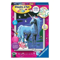 Ravensburger Numéro d'art - petit - Licorne et étoiles