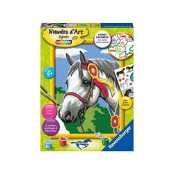Ravensburger Numéro d'art - moyen - Cheval à la cocarde
