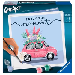 Ravensburger MnZ Enjoy the moment, Peintures inclus, Garçon/Fille, Couleur par kit de peinture par numéros