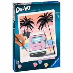 Ravensburger Beach Life, Peintures inclus, Garçon/Fille, Couleur par kit de peinture par numéros