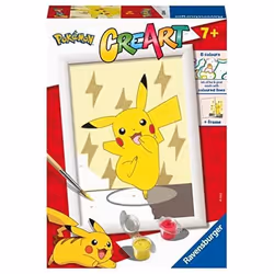 Peinture par numéros - CREART - Pikachu - Multicolore - Pour enfants à partir de 6 ans - Ravensburger 20241