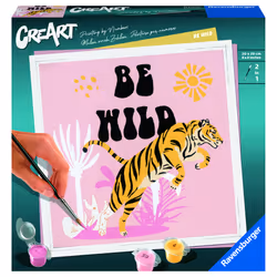 Ravensburger CreArt - 20x20 cm - Be Wild