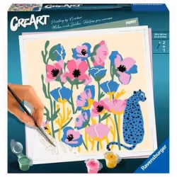 Ravensburger Creart Poppy Serie: Trend quadratisch, 12 an(s), Multicolore
