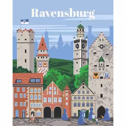 Ravensburger 23685 livre et page à colorier Couleur par kit de peinture par numéros