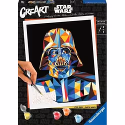 Ravensburger CreArt 24x30 cm Dark Vador, Kit de moulage/peinture pour enfants, 12 an(s), Multicolore