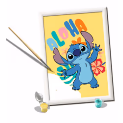 Ravensburger CreArt Aloha Stitch Couleur par kit de peinture par numéros