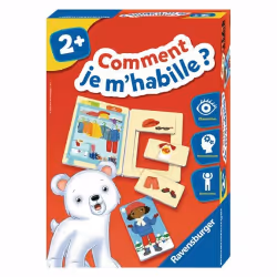 Ravensburger Comment je m'habille ?, Jeu de société, Apprentissage, 2 an(s), Edition de voyage, Jeu familial