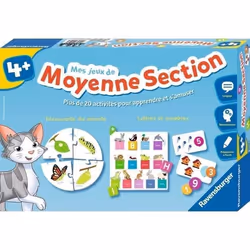 Ravensburger Mes jeux de moyenne section, Jeu de société, Education, 4 an(s), Edition de voyage, 3 min, Jeu familial