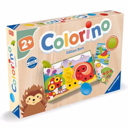 Jeu éducatif - Ravensburger - Colorino - Pions en bois - Développe la créativité - Dès 2 ans