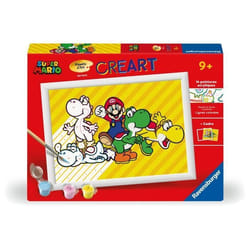 CreArt Kids 18x24cm Super Mario Kit de peinture par numéros Numéro dArt Dès 7 ans 25529 Ravensburger