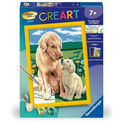 CreArt Kids 18x24cm Amour maternel Kit de peinture par numéros Numéro dArt Dès 7 ans 25827 Ravensburger