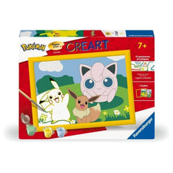 CreArt Kids 18x24cm Pokemon Kit de peinture par numéros Numéro dArt Dès 7 ans 25839 Ravensburger