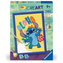 CreArt Kids 18x24cm Stitch Kit de peinture par numéros Numéro dArt Dès 7 ans 25844 Ravensburger