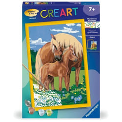 CreArt Kids 31x21cm Fiers chevaux Kit de peinture par numéros Numéro dArt Dès 7 ans 25850 Ravensburger