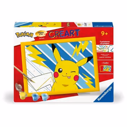 CreArt Kids 18x24cm Pikachu Éclair Kit de peinture par numéros Numéro dArt Dès 7 ans 25905 Ravensburger