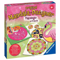 Ravensburger Mandala - midi - Flamingo, Kit de moulage/peinture pour enfants, 6 an(s)
