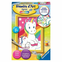 Ravensburger Numéro D'Art - Mini - Adorable Licorne