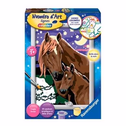 Ravensburger Numéro d'art - petit - Chevaux à la nuit tombéé, 7 an(s), 160 mm, 220 mm, 50 mm, 1 pièce(s)