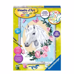 Ravensburger Numéro d'art - moyen - Licorne fleurie, 9 an(s), 200 mm, 270 mm, 50 mm, 1 pièce(s)