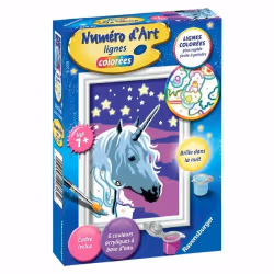 Ravensburger Numéro D'Art - Mini - Licorne Scintillante, Garçon/Fille, 7 an(s), CE, République tchèque, Consumer Unit ou UVC  ...