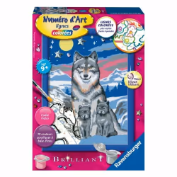 Ravensburger Numéro D'Art - Petit - Famille De Loups, Garçon/Fille, CE, République tchèque, Consumer Unit ou UVC unité de ven ...
