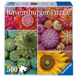 Ravensburger Mandala Blooms, 500 pièce(s), Art, 12 an(s)