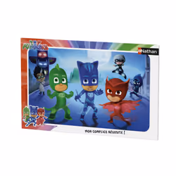 Nathan Puzzle cadre 15 p - Yoyo, Bibou et Gluglu / Pyjamasques