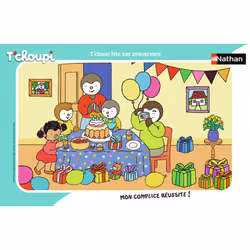 Nathan puzzle cadre 15 p - T'choupi fête son anniversaire - Vue supplémentaire 4