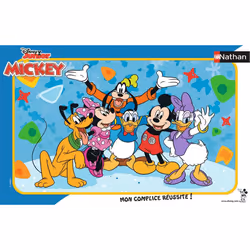 Nathan Puzzle cadre 15 p - Les amis de Mickey, 15 pièce(s), 3 an(s)