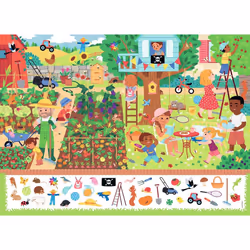 Nathan Puzzle 60 p - Au jardin (Cherche et trouve)