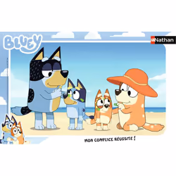 Nathan Puzzle cadre 15 p - Bluey à la plage, 15 pièce(s), 3 an(s)
