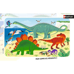 Nathan Puzzle cadre 15 p - Les dinosaures du Jurassique