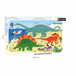 Nathan Puzzle cadre 15 p - Les dinosaures du Jurassique